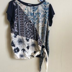 Anthropologie short sleeve printed size small tee